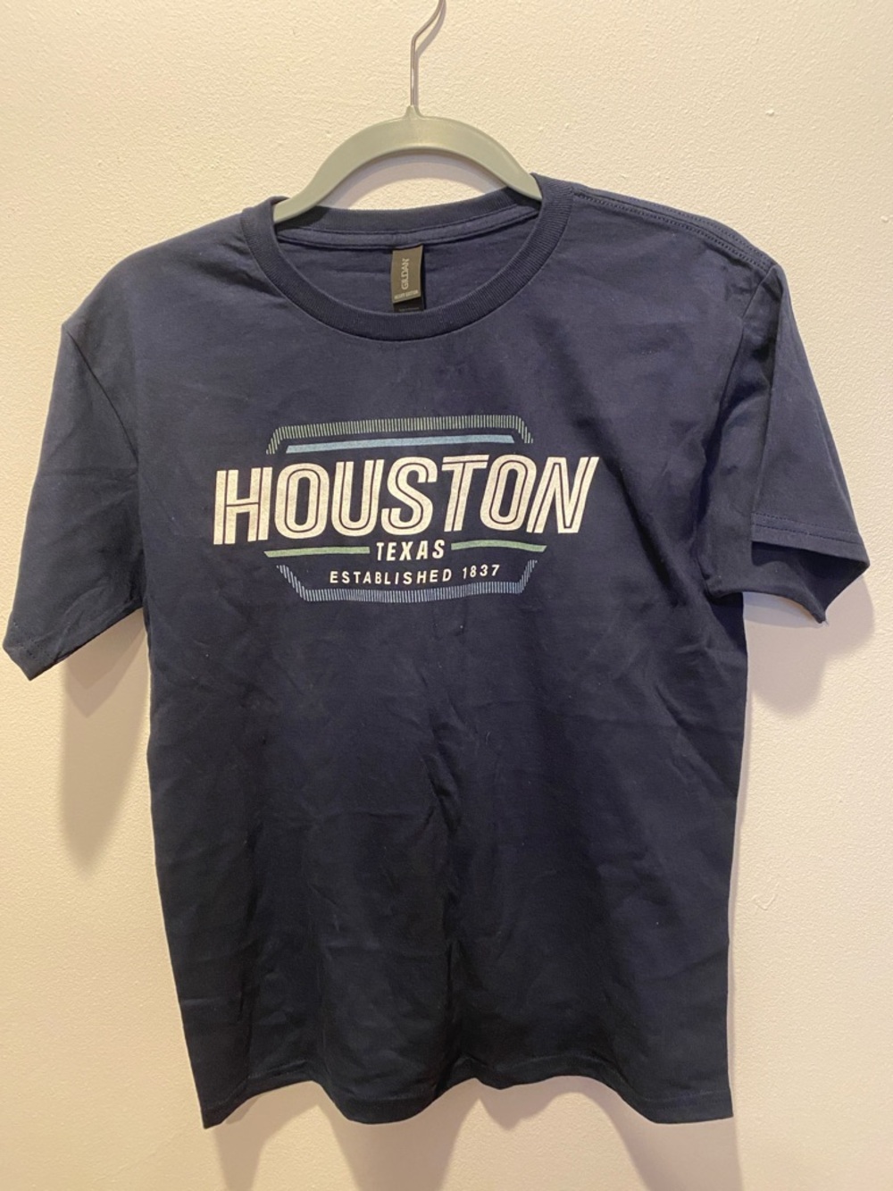 Women’s Houston Graphic Tee - Navy Blue Large